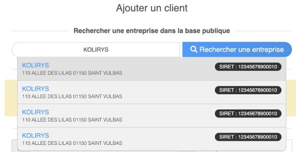 Auto-remplissage des coordonnées